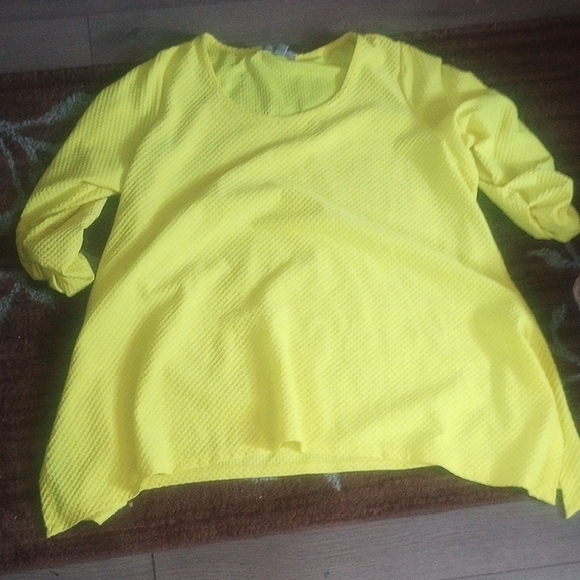 Yellow Women's Top By Ny Collection - Picture 1 of 3